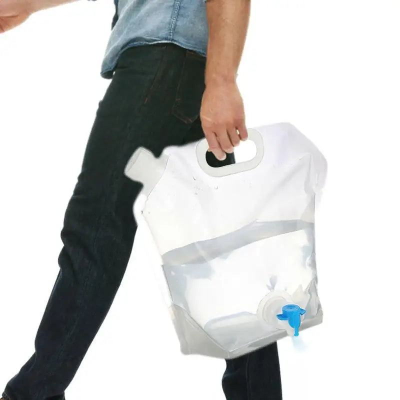 5/10/20L Foldable Portable Drinking Water Bag Outdoor Camping Hiking Water Storage Bag Thickened Large Capacity Water Container