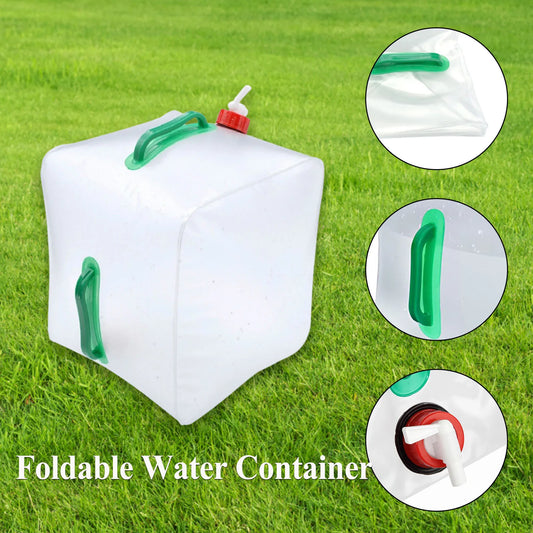 5/10/20L Foldable Portable Drinking Water Bag Outdoor Camping Hiking Water Storage Bag Thickened Large Capacity Water Container