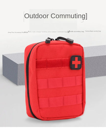 Portable Tactical First Aid Kit Medical Bag for Hiking Travel Home Emergency Treatment Case Survival Tools EDC Pouch