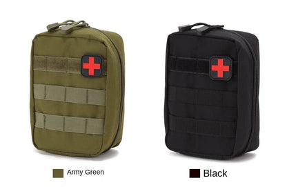 Portable Tactical First Aid Kit Medical Bag for Hiking Travel Home Emergency Treatment Case Survival Tools EDC Pouch