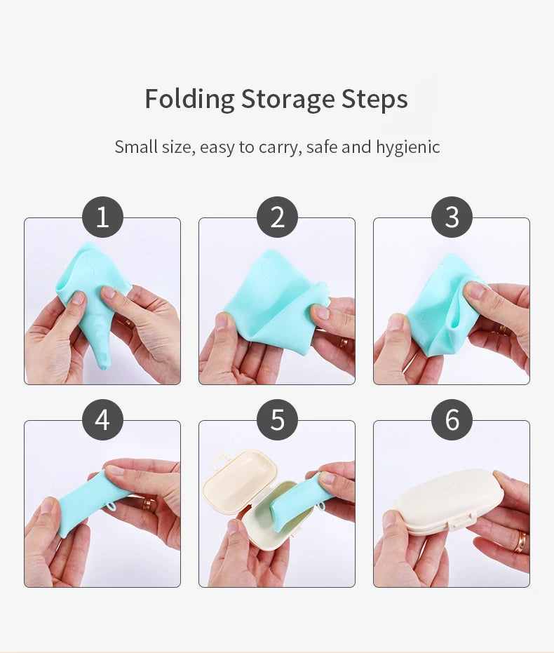Ladies portable outdoor emergency standing urinal female silicone urinal