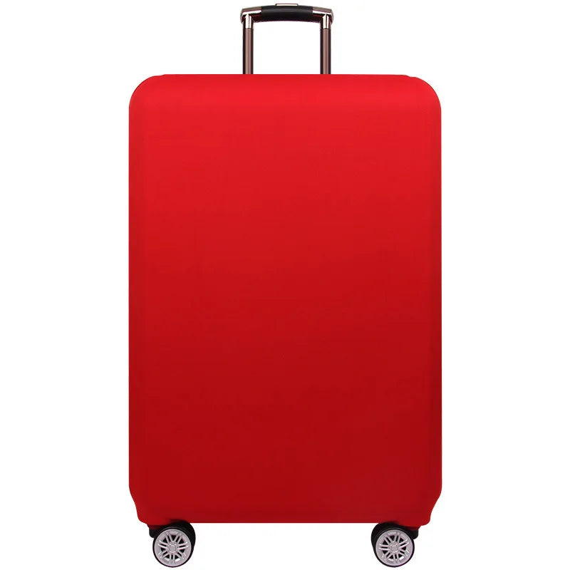 Thick Elastic Solid Luggage Protective Cover Zipper Suit For 18-32 inch Bag Suitcase Covers Trolley Cover Travel Accessories