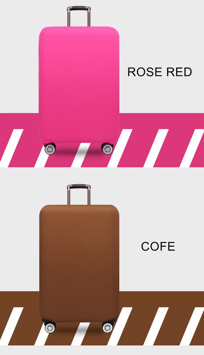 Thick Elastic Solid Luggage Protective Cover Zipper Suit For 18-32 inch Bag Suitcase Covers Trolley Cover Travel Accessories