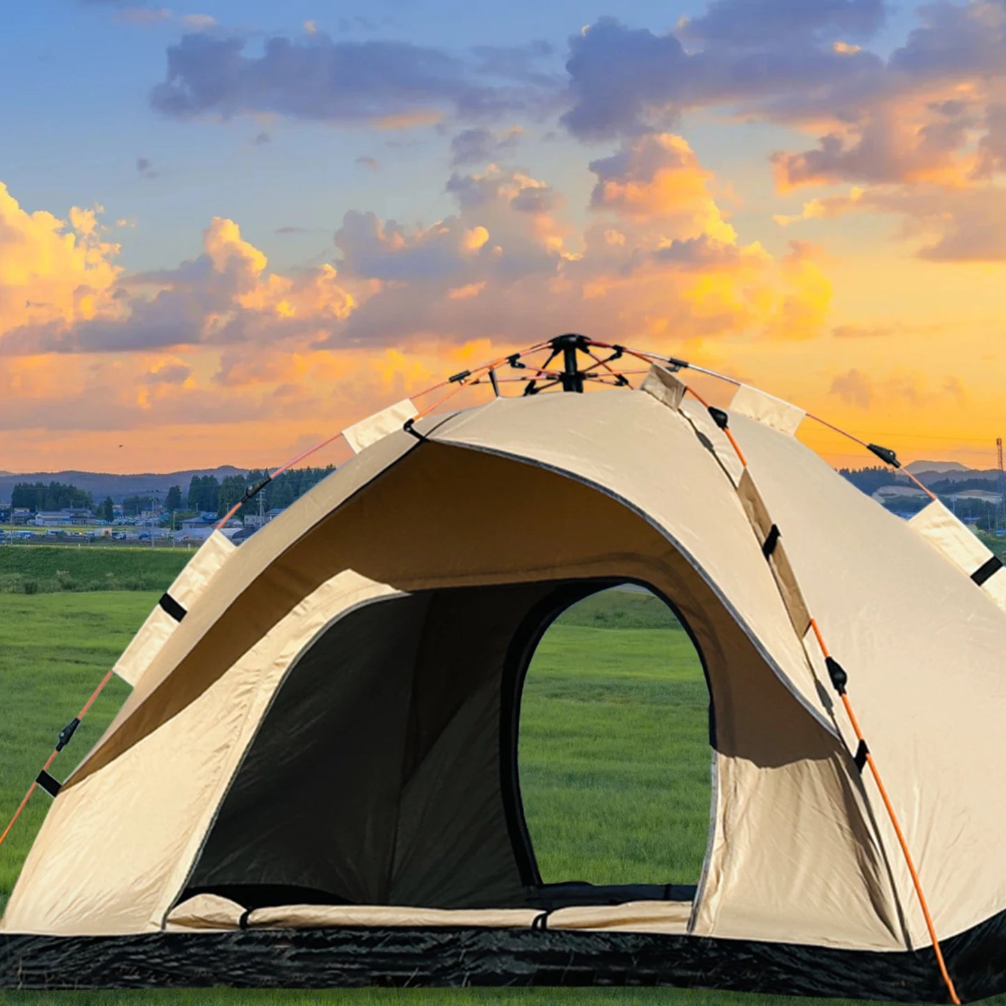 Automatic Quick-opening Tent Outdoor Self-driving Travel Camping Tent Rainproof Sunshine-proof Tent