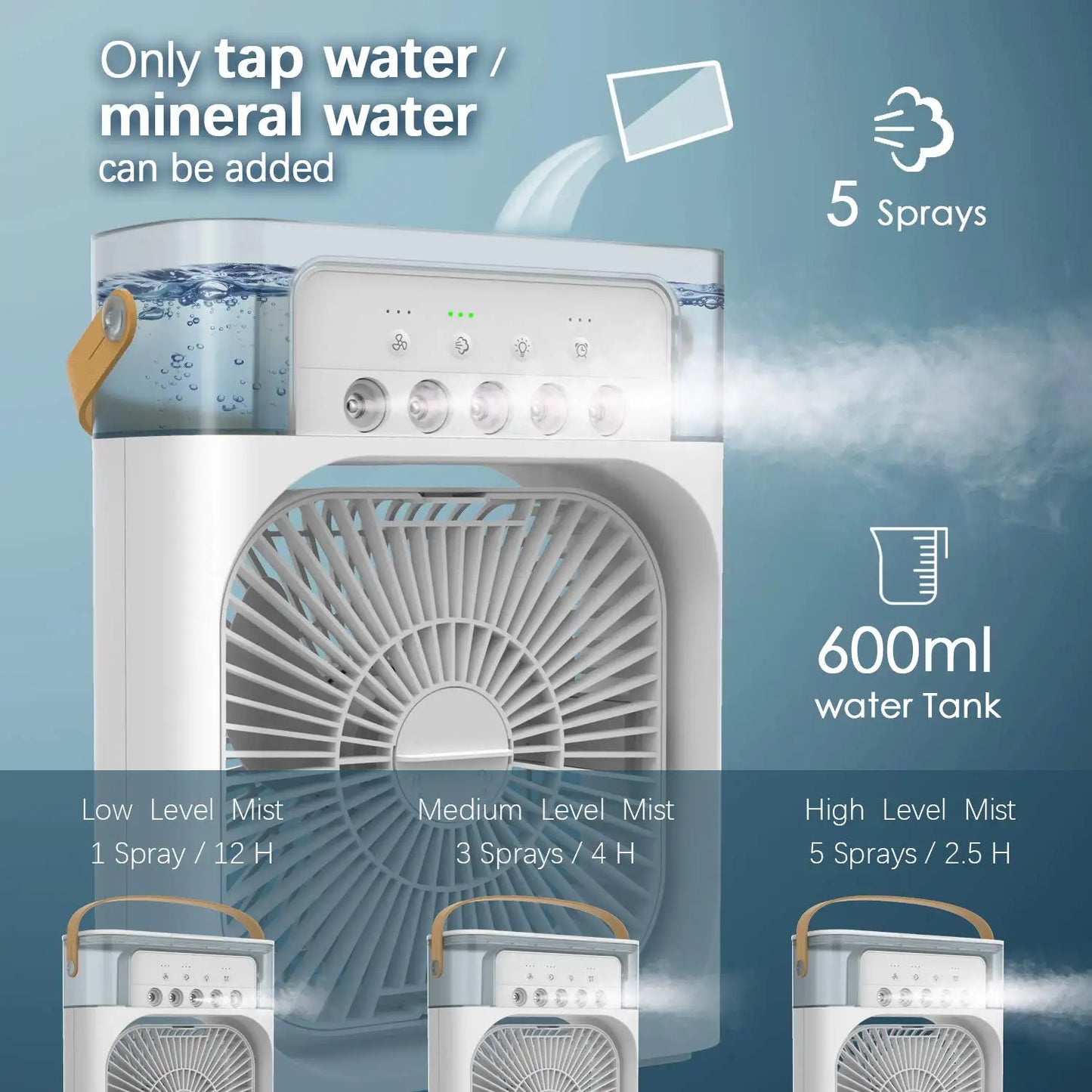 3 In 1 Portable Humidifier